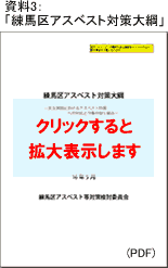 資料3（「練馬区アスベスト対策大綱」・PDF）